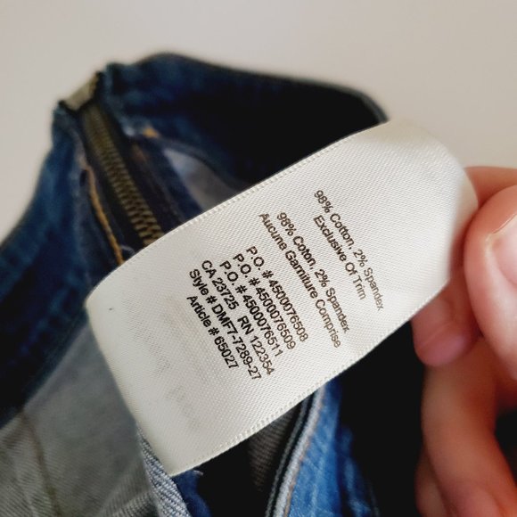 ARITZIA WILFRED FREE Blue Denim A-Line Side Zip Mini Skirt - Picture 7 of 10